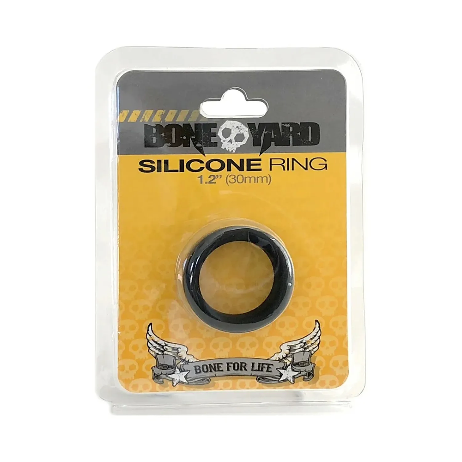 Boneyard Silicone Cock Ring 30mm Black