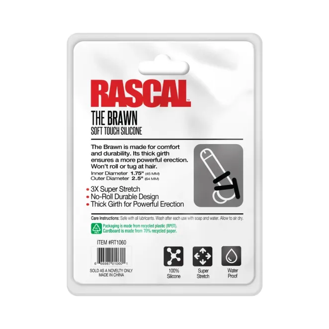 Rascal The Brawn Cock Ring Black