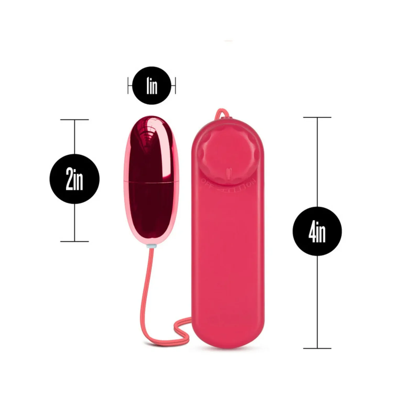 B Yours Remote-Controlled Egg Vibrator Cerise