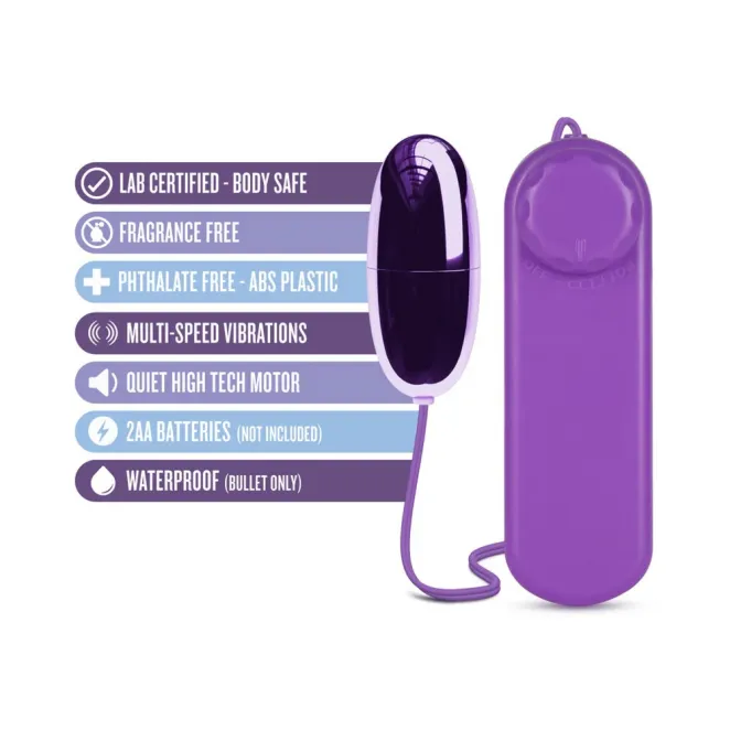 B Yours Remote-Controlled Egg Vibrator Purple