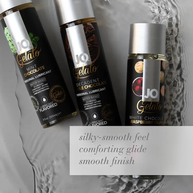 JO Gelato Mint Chocolate Flavored Water-Based Lubricant 1 oz. JO Gelato Mint Chocolate Flavored Water-Based Lubricant 1 oz.