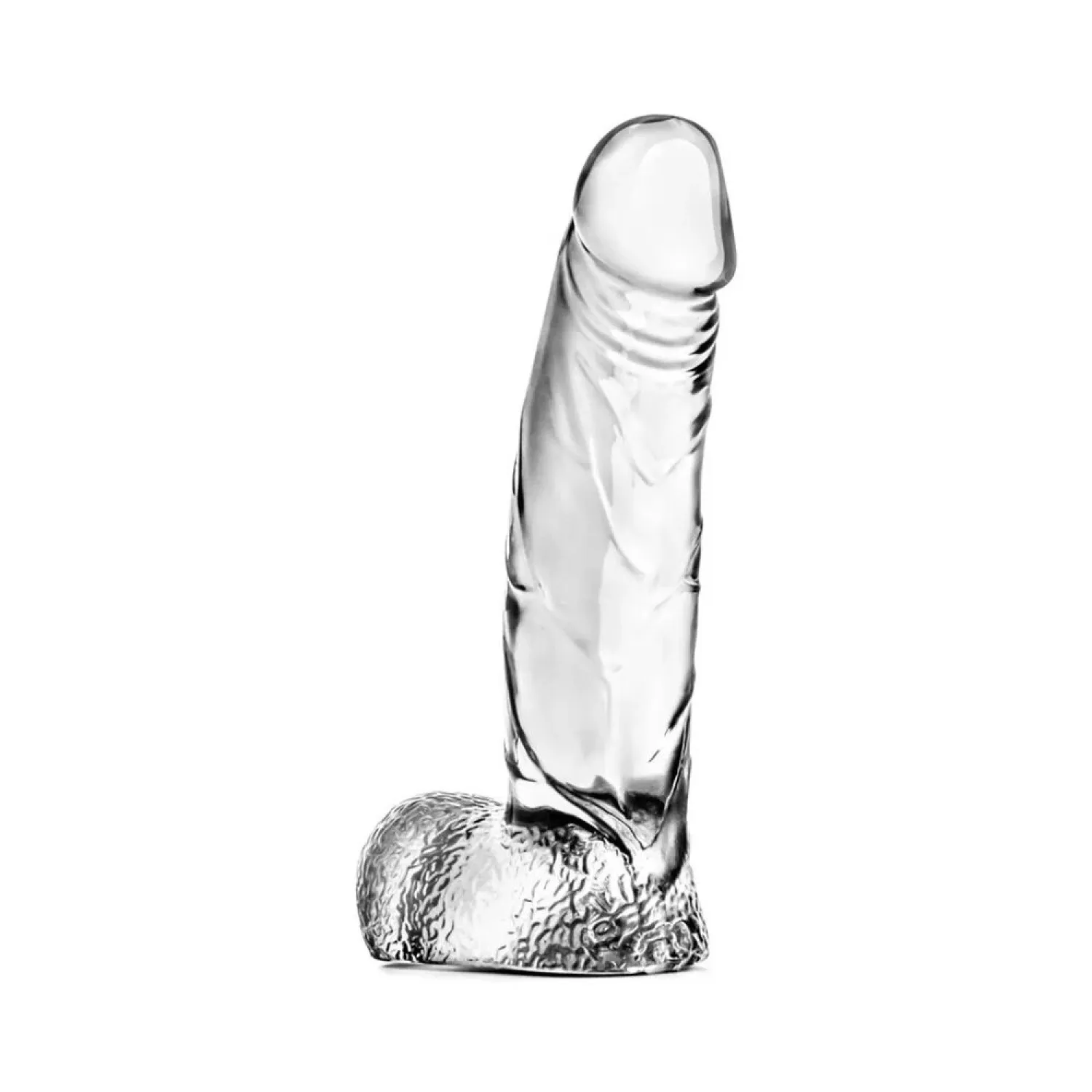 5.5 in. Realistic Dildo with Balls Clear