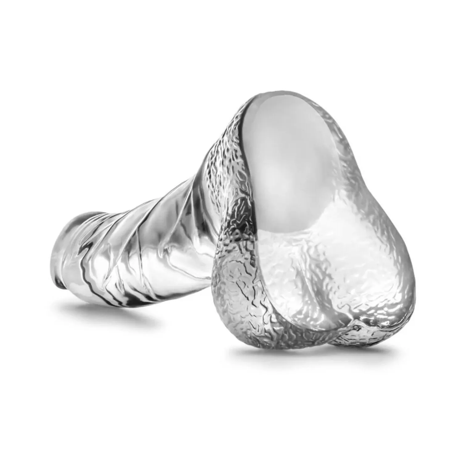 5.5 in. Realistic Dildo with Balls Clear