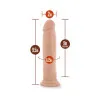 9.5 in. Posable Dual Density Dildo Beige 9.5 in. Posable Dual Density Dildo Beige