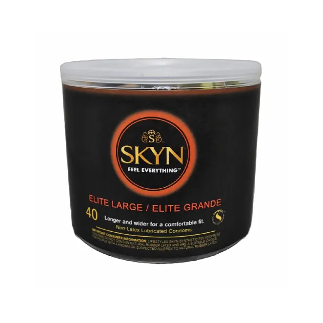 Lifestyles SKYN Elite Large Non-Latex Condoms (40 Pack)