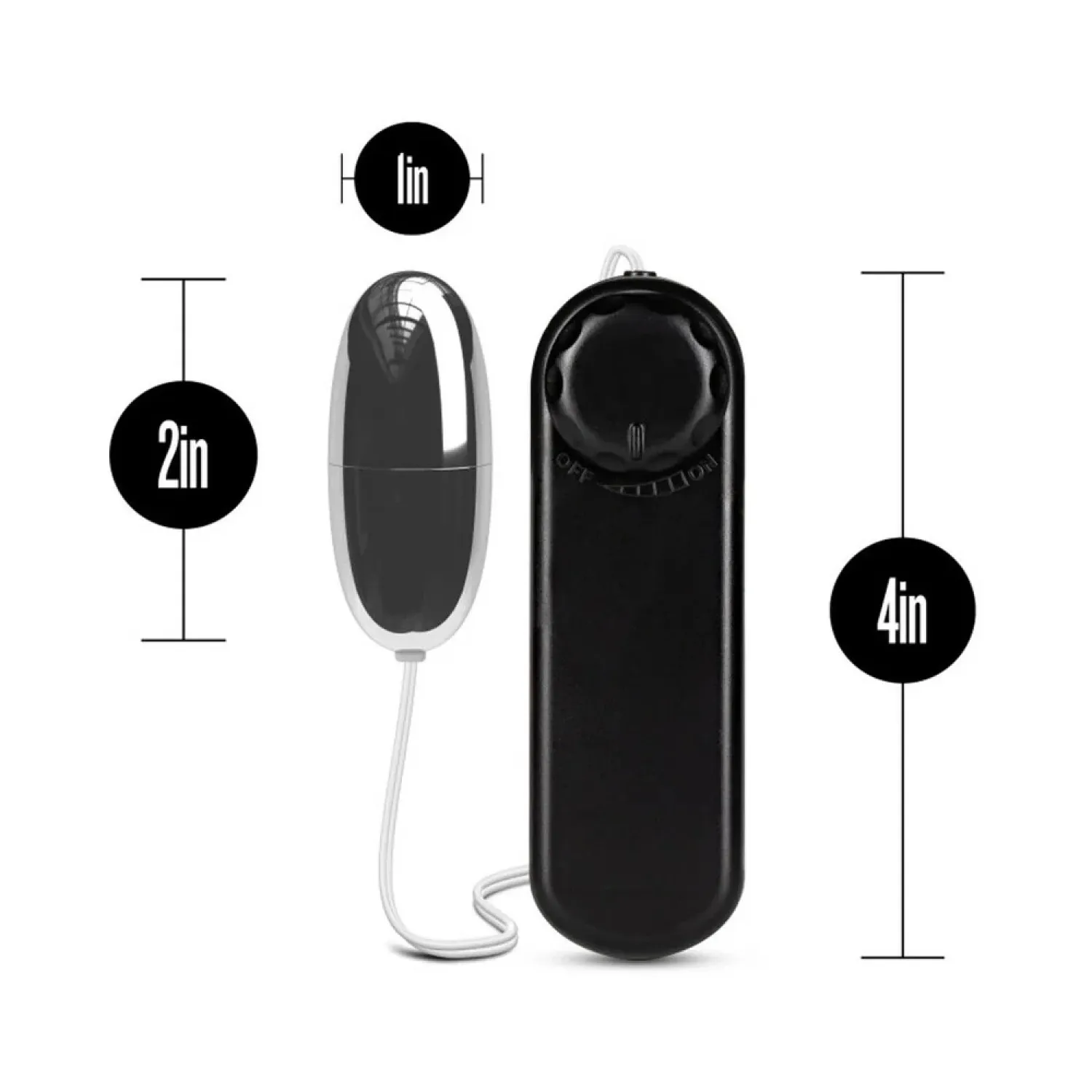 Power Bullet Egg Vibrator with Remote
