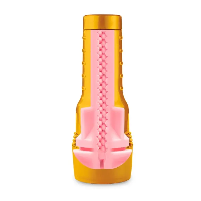 Fleshlight Pink Lady Stamina Training Unit realistic vagina male masturbator gold case