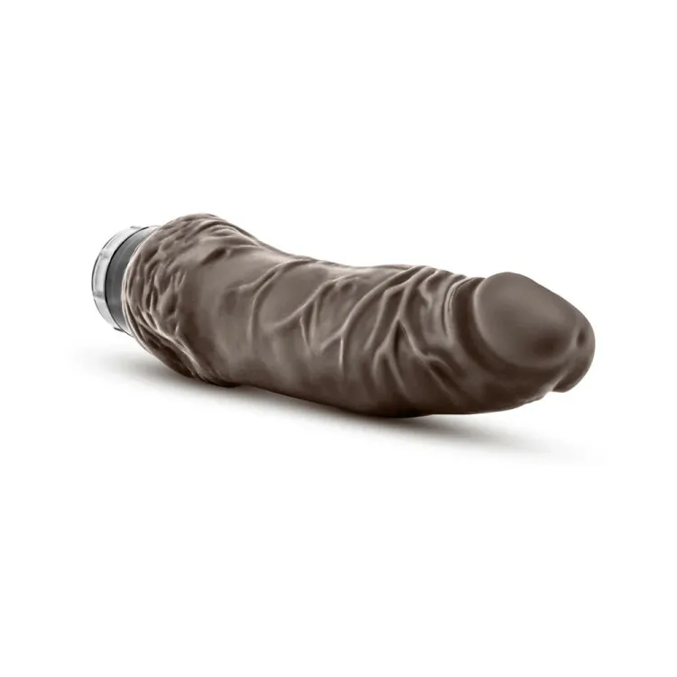 8.5 in. Realistic Vibrating Dildo Brown 8.5 in. Realistic Vibrating Dildo Brown