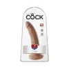 7 Inch King Cock Ultra Realistic Suction Cup Dildo Tan