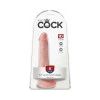 6 Inch King Cock Realistic Dildo with Balls Beige
