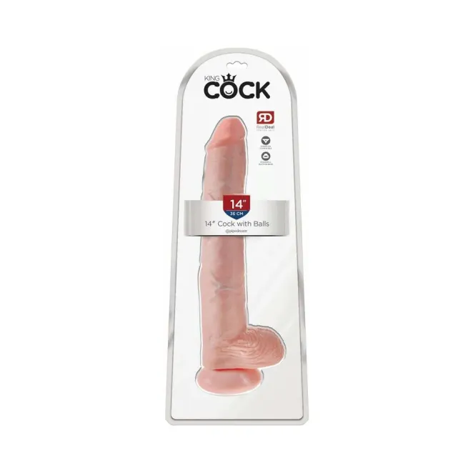 12 Inch King Cock Ultra Realistic Suction Cup Dildo with Balls