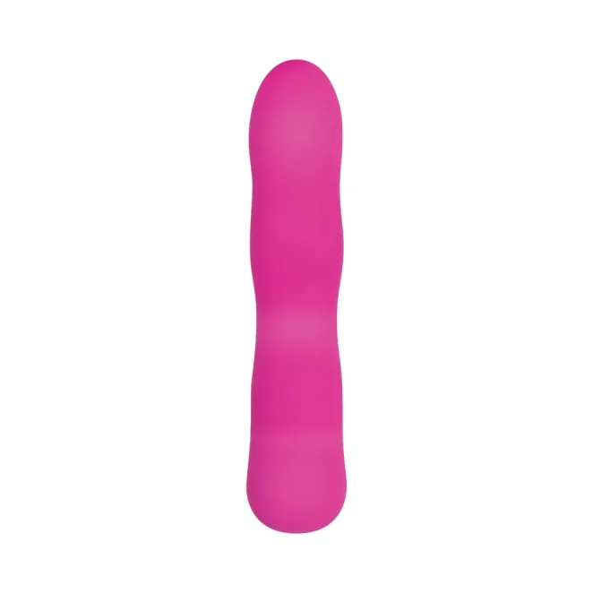 Mini Silicone Dual-Motor Rabbit Vibrator Pink