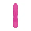 Mini Silicone Dual-Motor Rabbit Vibrator Pink