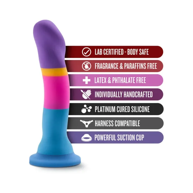 6 Inch Silicone Dildo Hot n' Cool