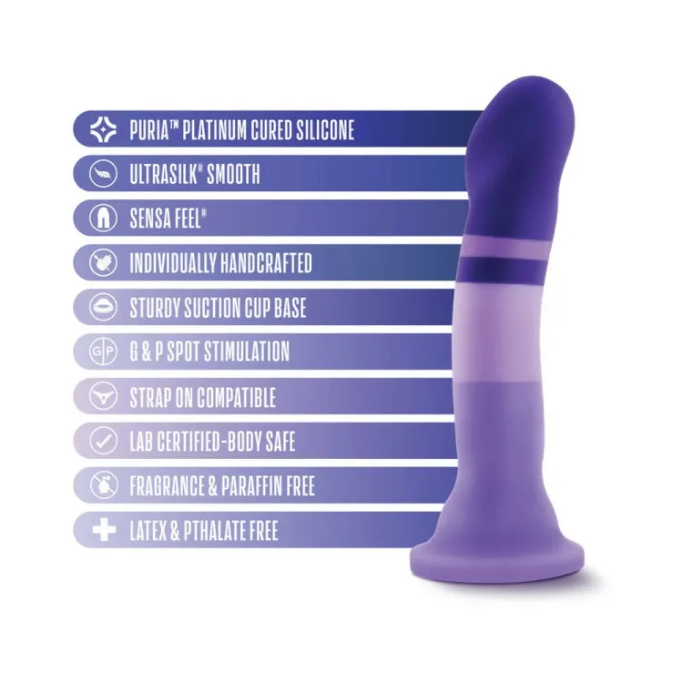 7.5 in. Silicone Dildo Purple Rain 7.5 in. Silicone Dildo Purple Rain