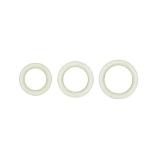 Firefly Halo GITD Cock Ring Large Clear