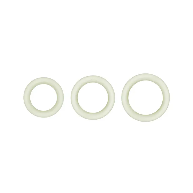 Firefly Halo GITD Cock Ring Large Clear