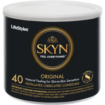 SKYN Non Latex Lubricated Condoms (40 Count)