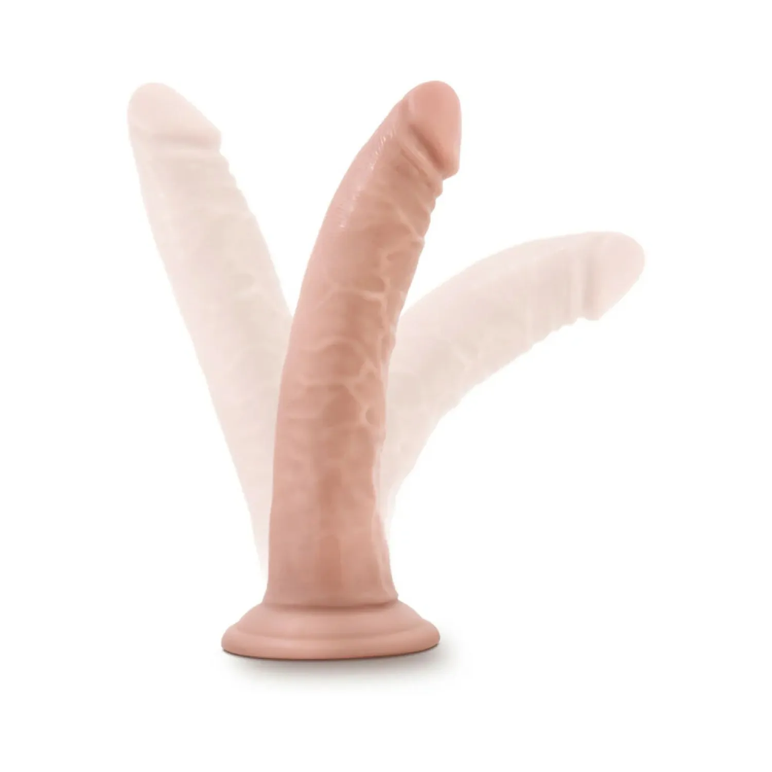 7.5 in. Dr. Skin Realistic Dildo Beige