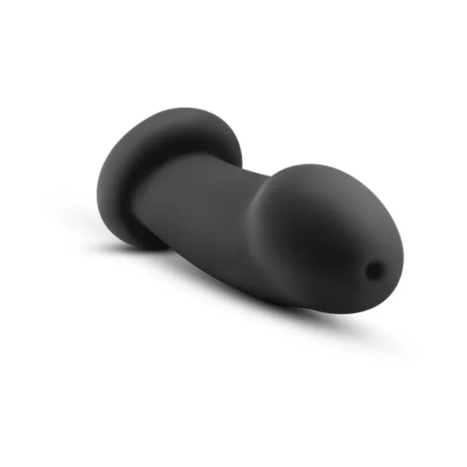 5.5 Inch Girthy Silicone Dildo with Suction Cup – Black