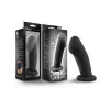 5.5 Inch Girthy Silicone Dildo with Suction Cup – Black