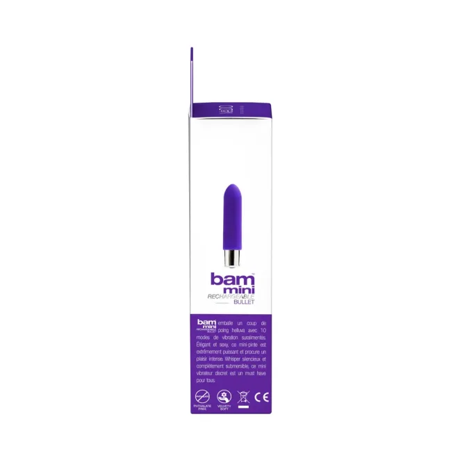 VeDO Bam Mini Silicone Bullet Vibrator Indigo