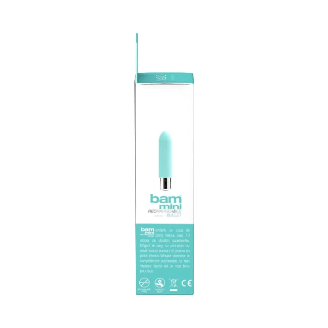 VeDO Bam Mini Silicone Bullet Vibrator Turquoise
