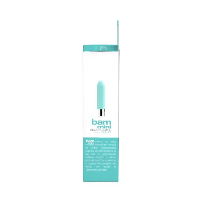 VeDO Bam Mini Silicone Bullet Vibrator Turquoise