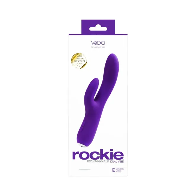 VeDO Rockie Rechargeable Dual Vibe Into You Indigo