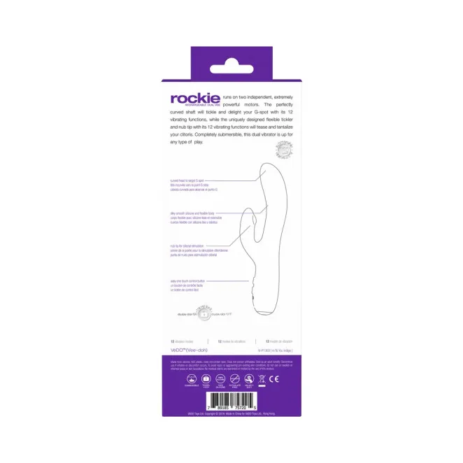 VeDO Rockie Rechargeable Dual Vibe Into You Indigo