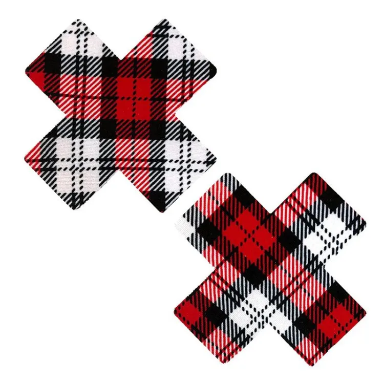 Neva Nude Pasty X Factor School Girl Plaid (66395) by Neva Nude LLC | Pasties | SlipDix.com Neva Nude Pasty X Factor School Girl Plaid (66395) | SlipDix.com