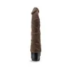 9 in. Realistic Vibrating Dildo Brown