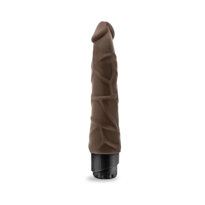 7.5 Inch Realistic Vibrating Dildo Brown