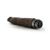 9 in. Realistic Vibrating Dildo Brown