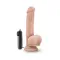 8.5 Inch Realistic Vibrating Dildo with Balls Beige