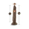 7.5 in. Realistic Dildo Brown 7.5 in. Realistic Dildo Brown