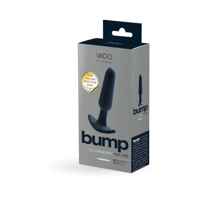 VeDO Bump Vibrating Butt Plug Black