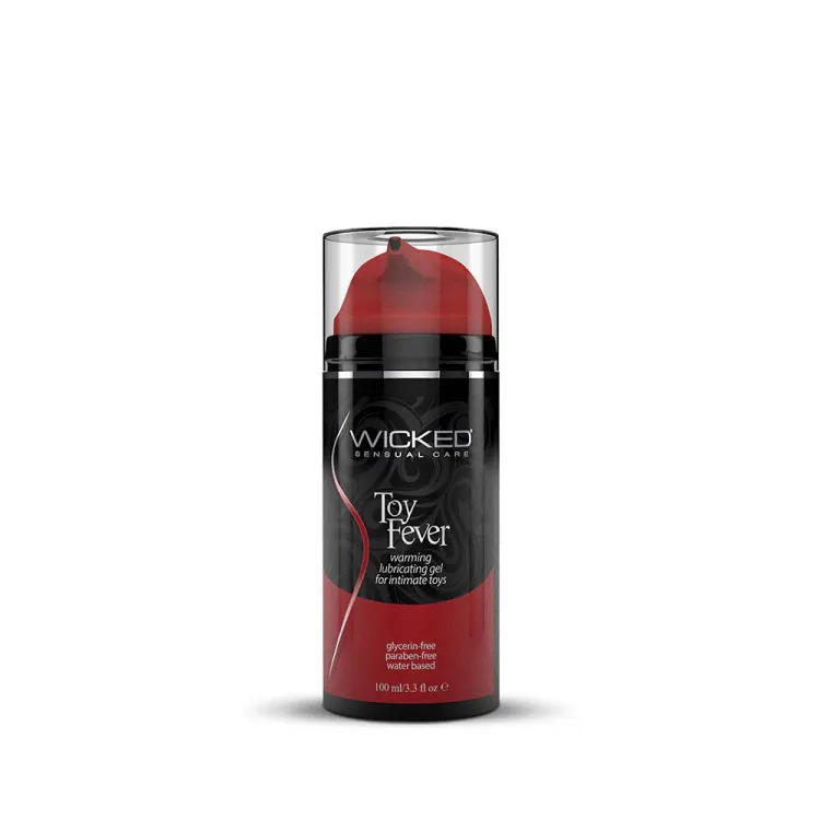 Wicked Toy Fever Warming Lubricant Gel for Toys 3.3 oz. Wicked Toy Fever Warming Lubricant Gel for Toys 3.3 oz.