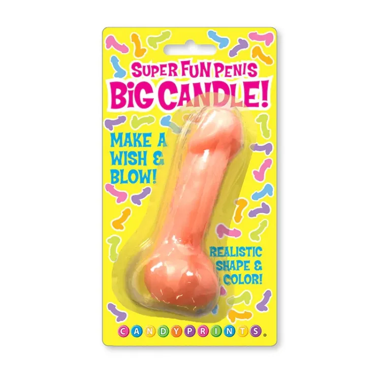 Super Fun Big Penis Candle Pink Super Fun Big Penis Candle Pink