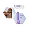 8.5 in. Realistic Posable Dual Density Dildo with Balls Brown 8.5 in. Realistic Posable Dual Density Dildo with Balls Brown