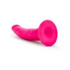 7.5 in. Silicone Dual Density Dildo Neon Pink