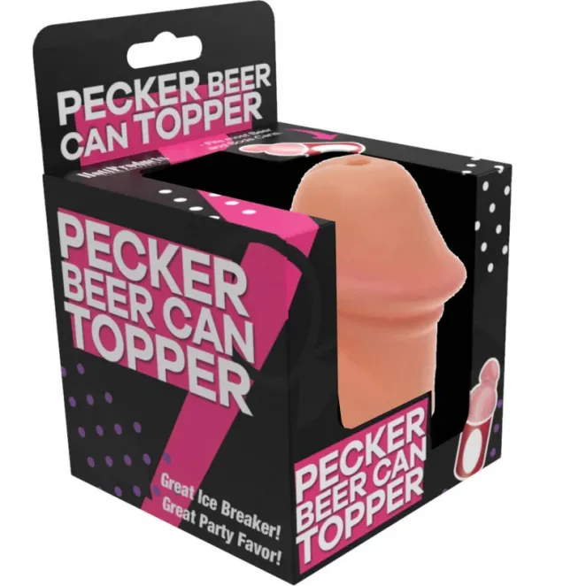 Pecker Beer Can Topper Gag Gift