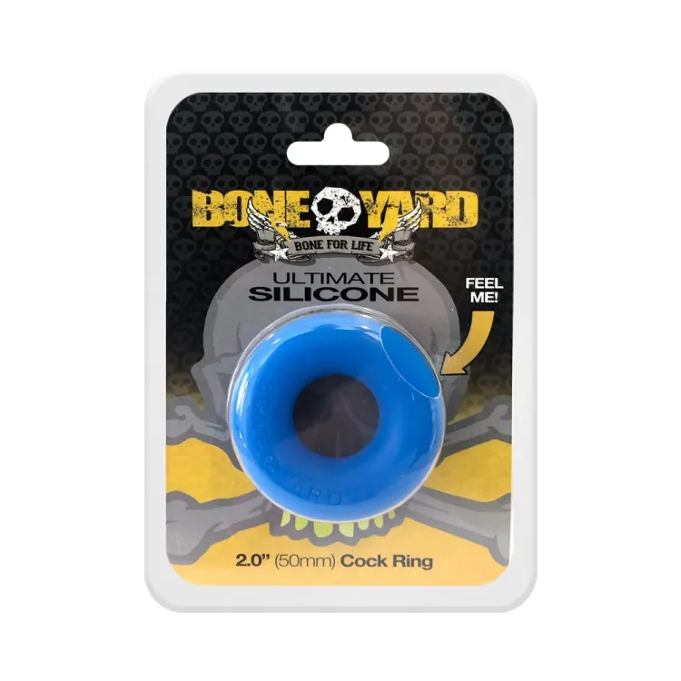 Boneyard Ultimate Cock Ring Blue Boneyard Ultimate Cock Ring Blue