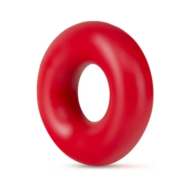 Stay Hard Donut Rings Oversized Cockring 2-Pack Red