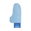 Silicone Finger Vibrator with 10 Speeds Blue