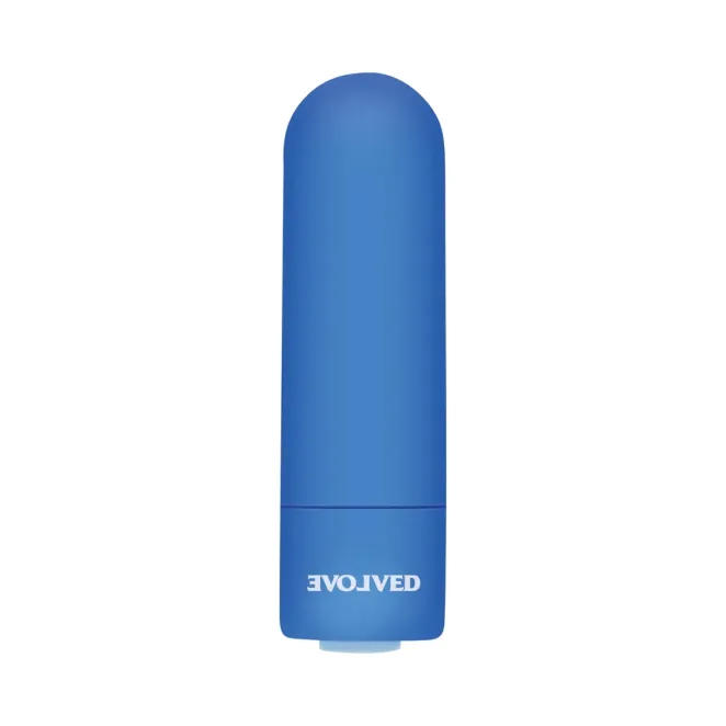 Silicone Finger Vibrator with 10 Speeds Blue