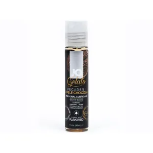 JO Gelato Decadent Double Chocolate Flavored Water-Based Lubricant 1 oz.