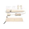 Le Wand Plug-In Vibrating Massager Cream Le Wand Plug-In Vibrating Massager Cream