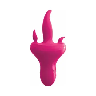 3Some Holey Trinity Triple Tongue Vibrator Red