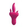 3Some Holey Trinity Triple Tongue Vibrator Red 3Some Holey Trinity Triple Tongue Vibrator Red